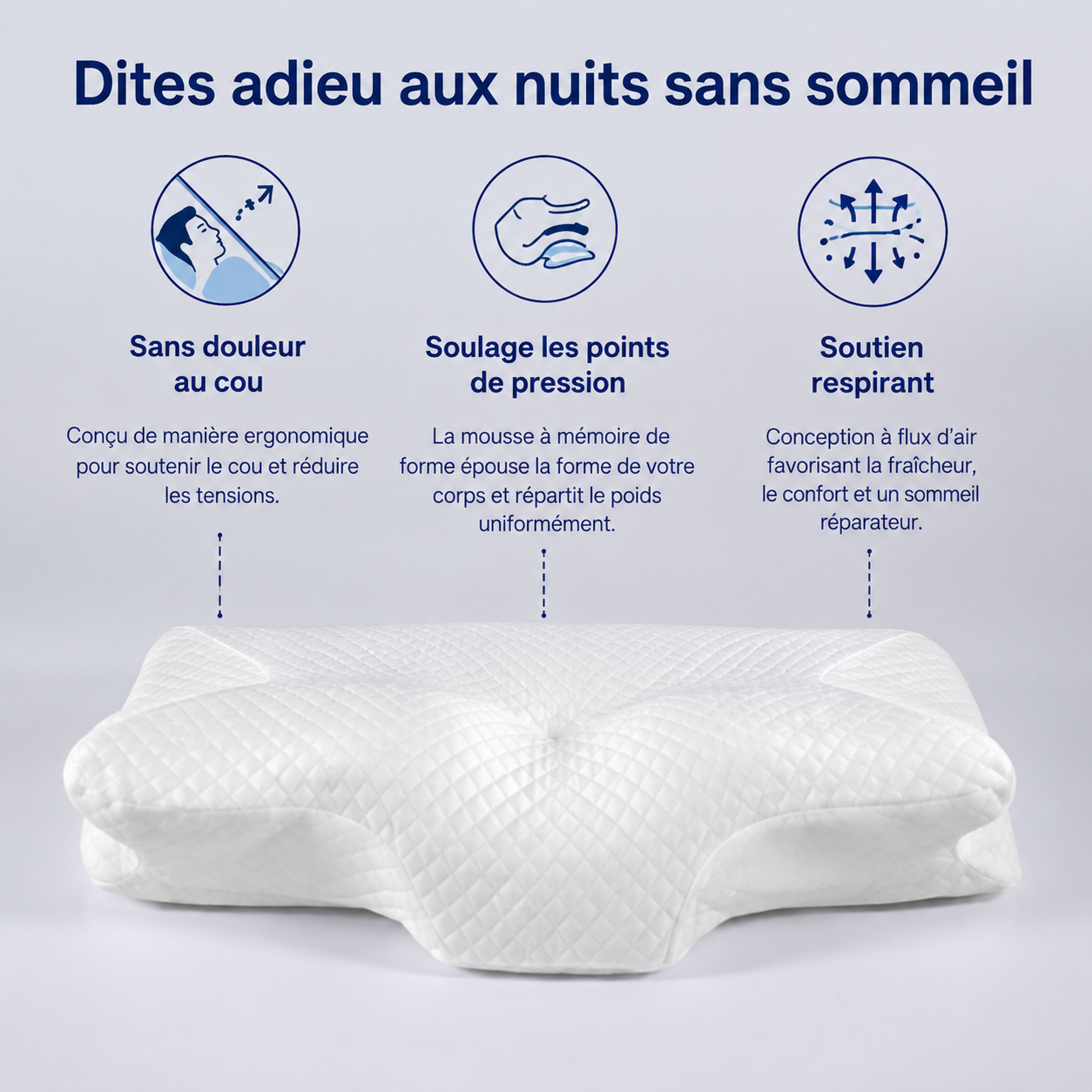 Coussin orthopédique Leafora